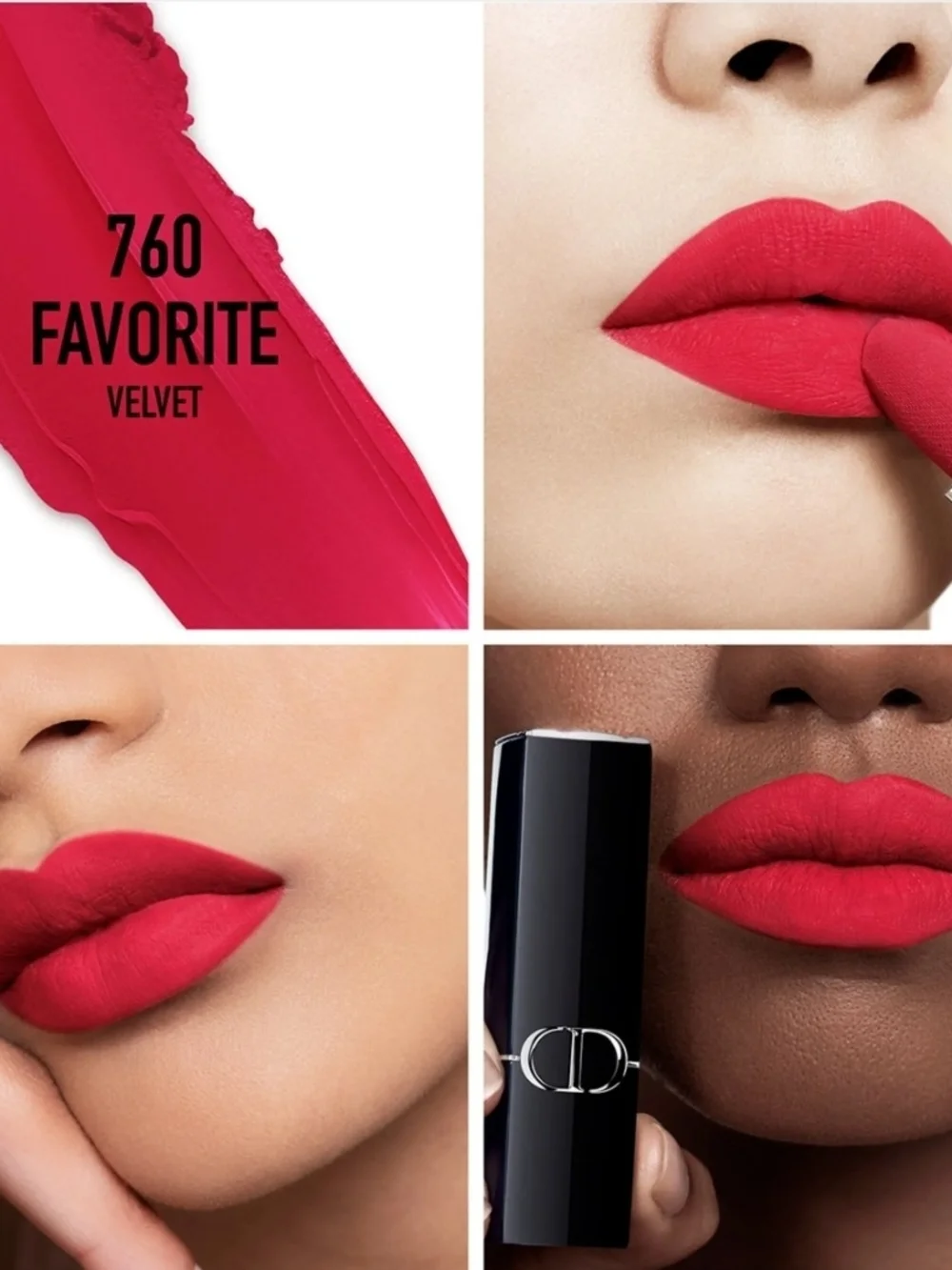Dior ROUGE Velvet Lipstick- 760 FAVORITE